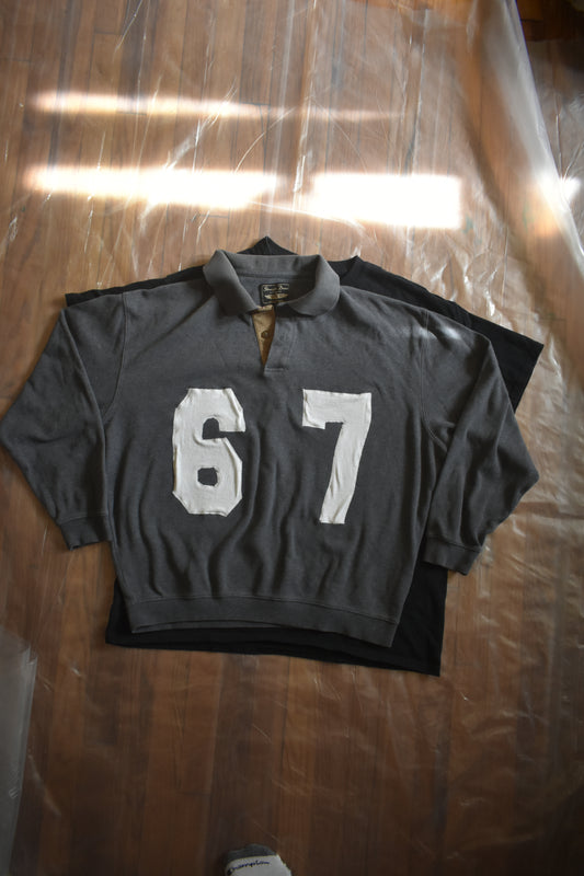 6 7 long sleeve polo