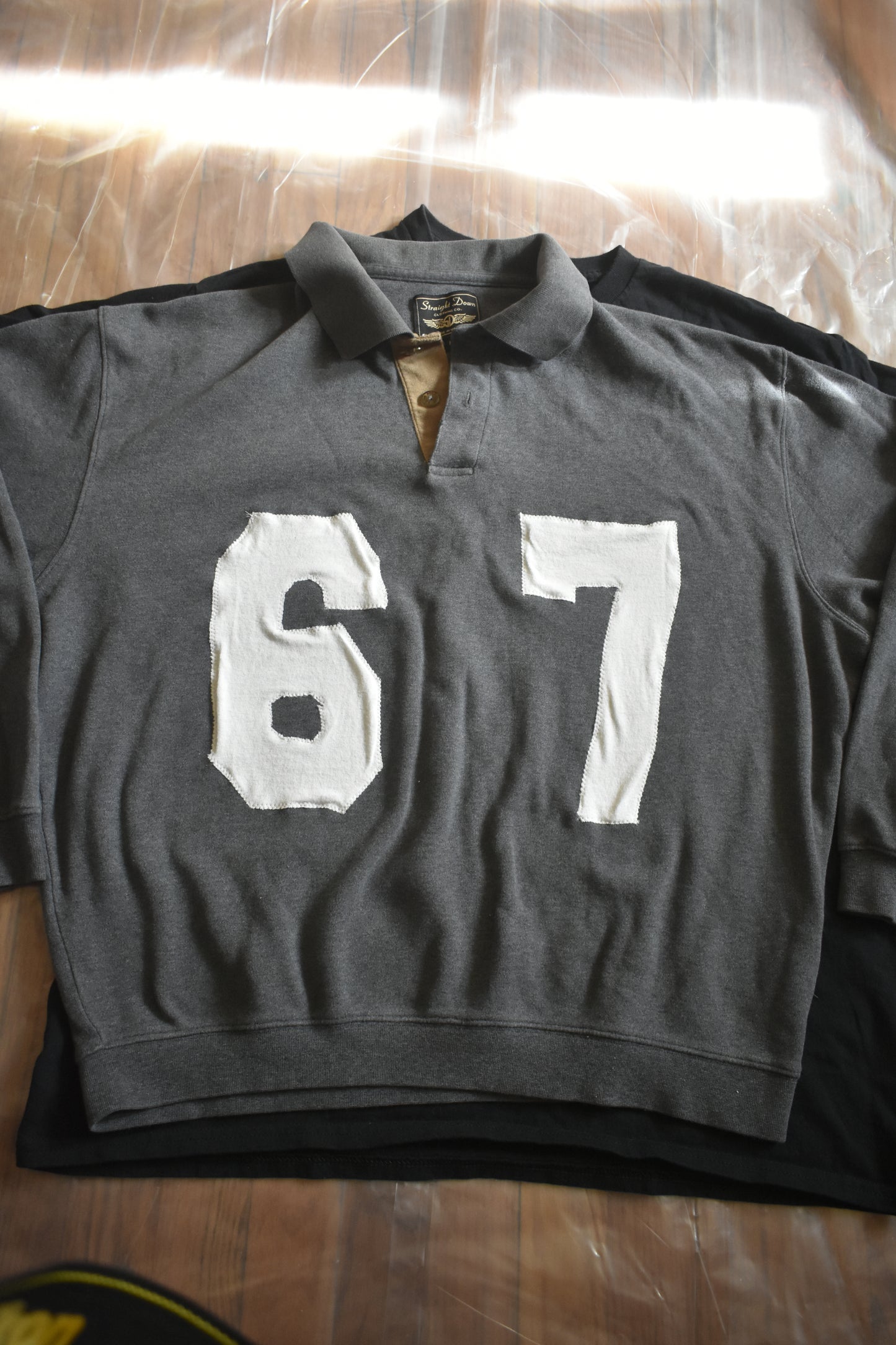 6 7 long sleeve polo